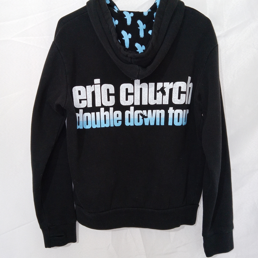 Eric Church Double Down Tour Hoodie Sweatshirt Adult S Black Official Product - Picture 11 of 11